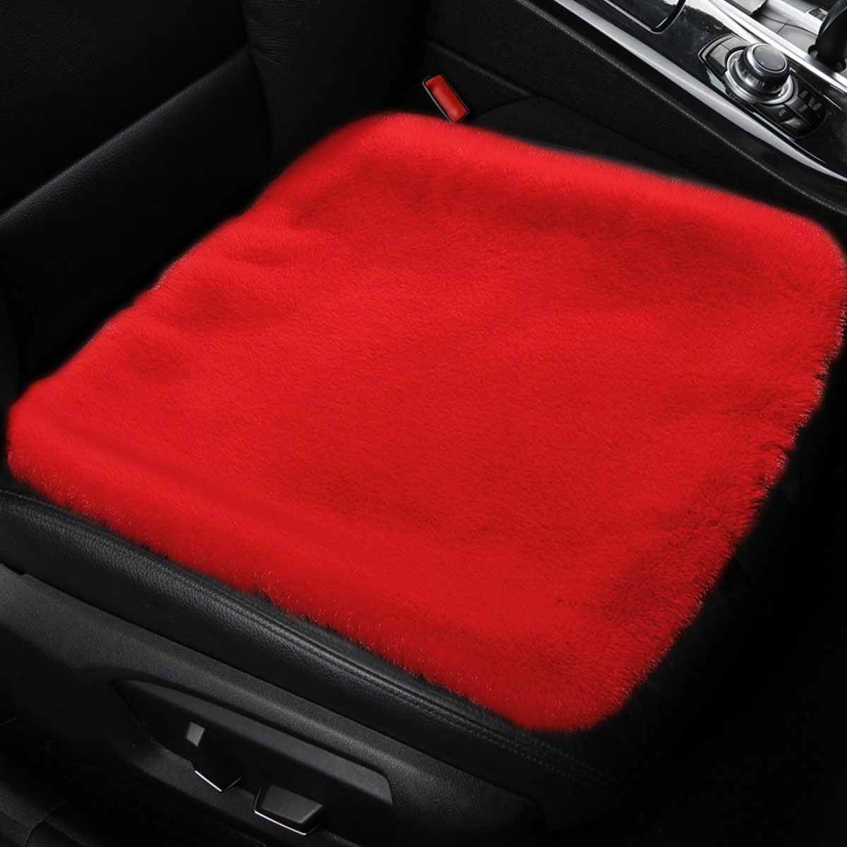 45*45Cm Universal Front Car Seat Cover Pad Lattice Protector Cushions Mat Winter - Auto GoShop