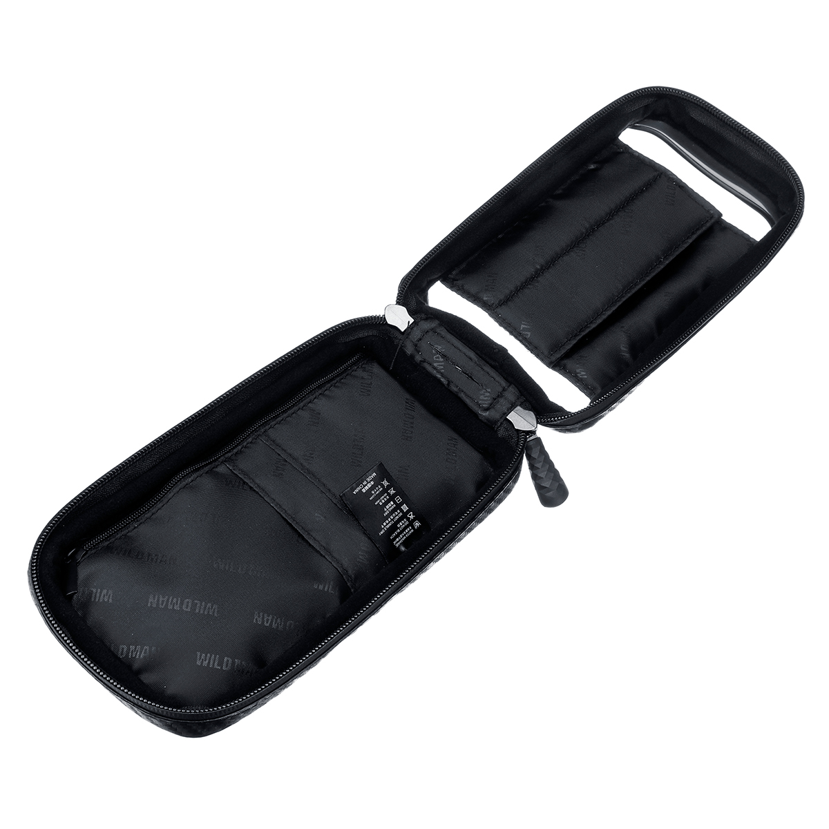Waterproof Touch Screen Phone Pouch Bag Motorcycle Cycling Bike Handlebar Tube Mount Rotatable