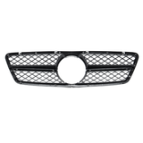 Chrome Silver Front Grille Grill AMG Style for Mercedes Benz C-Class W203 S203 C280 C320 C240 C200 2001-2007