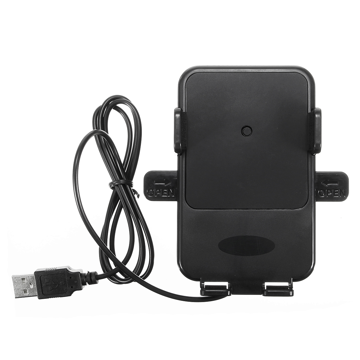 Qi Wireless Charger Dual USB Car Cig Arette Lighter Holder for I Phone Sam Sungder
