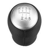 6 Speed Gear Shift Knob with Boot Cover PU Leather for Nissan Qashqai +2 Ⅱ 2008-2013 I J10 2006-2013 - Auto GoShop