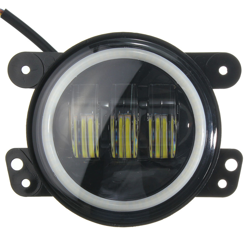 4 Inch 60W Motorcycle LED White Light for Harley Jeep Wrangler Waterproof - Auto GoShop