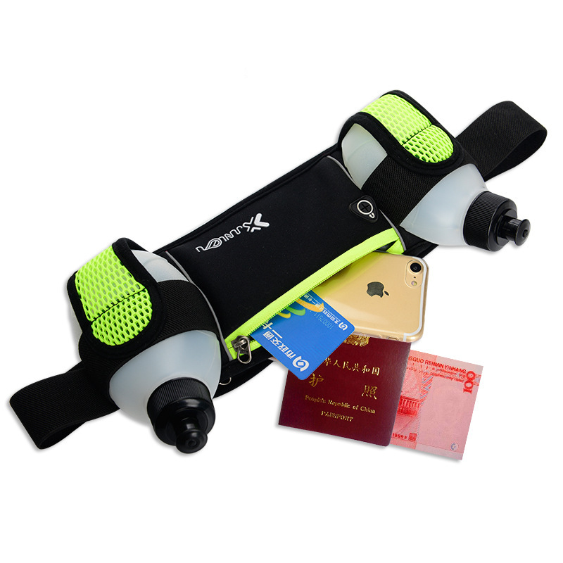 Waterproof Unisex Chest Bag Sport Travel Shoulder Backpack + Bottle Bag