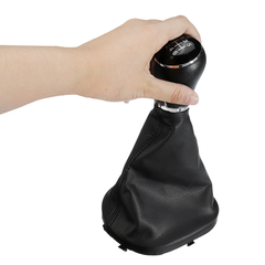5/6 Speed Gear Shift Knob with Gaiter Boot for VW Touran 03-10 Caddy MK2 04-09 - Auto GoShop