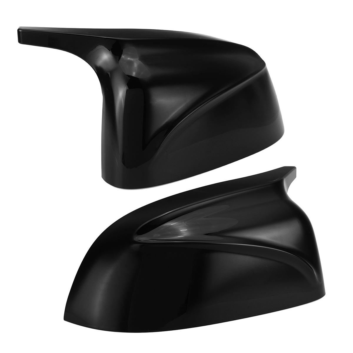 M Style Glossy Black Replacement Side Mirror Cover Caps for BMW X3 X4 X5 X6 X7 G01 G02 G05 G06 G07 2018-2020