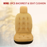 Front Car Plush Backrest Seat Cushion Soft Comfortable Cover Protect Winter Pad - Auto GoShop