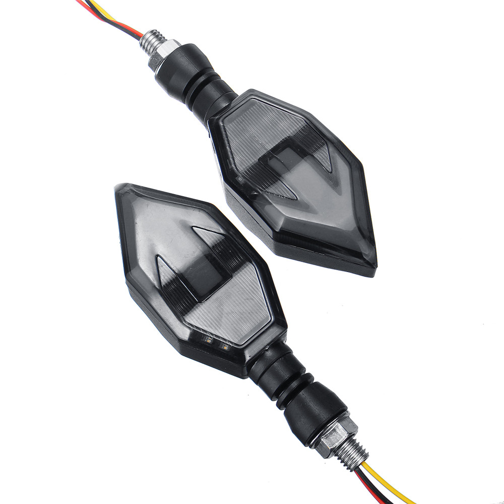 Motorcycle Arrow LED Turn Signal Lights Indicators Lamp for Harley/Suzuki - Auto GoShop