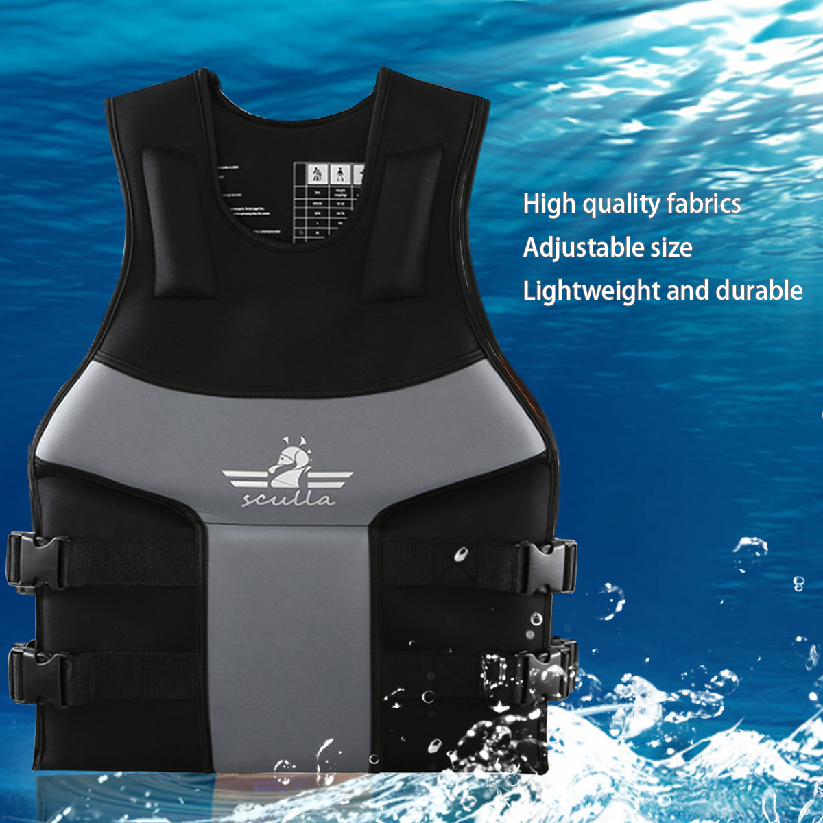 Swimming Buoyancy Aid Life Jacket Vest Adult Kids Boating XS/S/M/L/XL/2XL/3XL - Auto GoShop