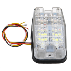 12V-24V 12 LED Car Side Marker Lights Indicator Side Signal Strobe Lamp for Truck Trailer Boat