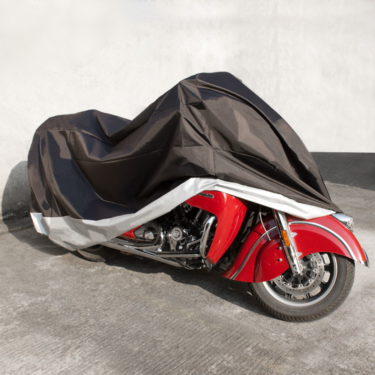 Waterproof Motorcycle Cover Case Outdoor Rain Dust Motorbike Lock Protector - Auto GoShop
