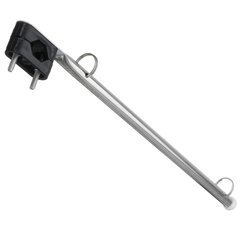 39Cm Stainless Steel Marine Flag Staff Pole Rail Mount for Yachts Boats - Auto GoShop