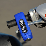 Grip-Lock Motorcycle Handlebar Lock Brake Throttle Grip anti Theft Security Lock for Scooter ATV Dirt Bike Handle Bar Universal