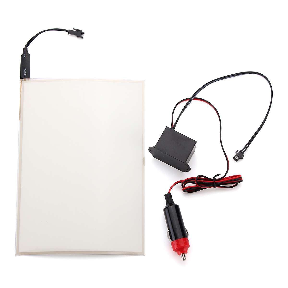 12V A5 EL Panel Electroluminescent Cuttable Light with Inverter Paper Neon Sheet - Auto GoShop