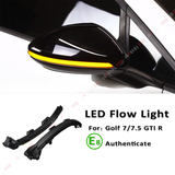 Rearview Car Mirror Light LED Indicator Turn Signal for VW Golf MK7 Lamando Touranl