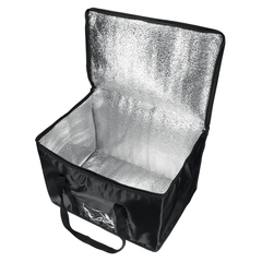 Black Oxford Cloth Insulation Bag Takeaway Storage Cnternal Composite Pearl Cotton Woven Hand Strap PE Film - Auto GoShop