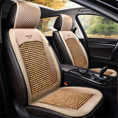1Pcs Breathable Auto Car Seat Cover Vehicle Wooden Bamboo Cushion Pad Summer - Auto GoShop