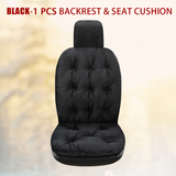 Front Car Plush Backrest Seat Cushion Soft Comfortable Cover Protect Winter Pad - Auto GoShop