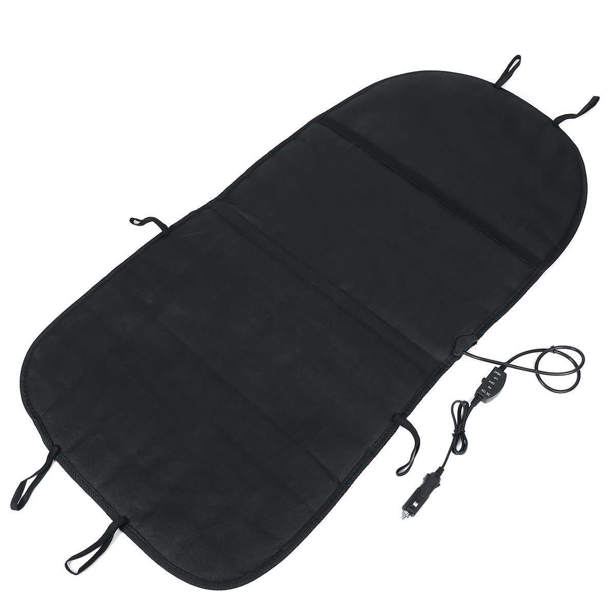 12V 30W Polyester Car Front Seat Heated Cushion Seat Warmer Winter Household Cover Electric Mat - Auto GoShop