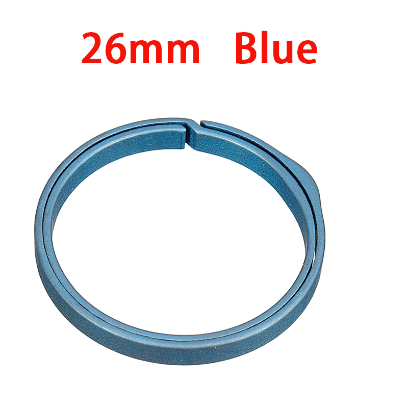 20-33Mm Titanium Alloy Key Ring Pocket Split Keychain Buckle Circle Clip Motorcycle