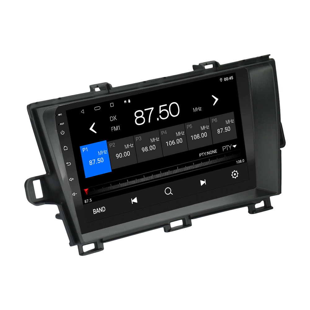 9 Inch Android 10 Car GPS Navigation 2G + 32G High Definition Capacitive Touch Screen Suitable to Prius Models