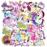 Dark Khaki 50 unique unicorn stickers (50 Unicorn Series)