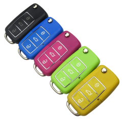Dark Khaki Applicable color 3 key folding key shell Volkswagen car key shell