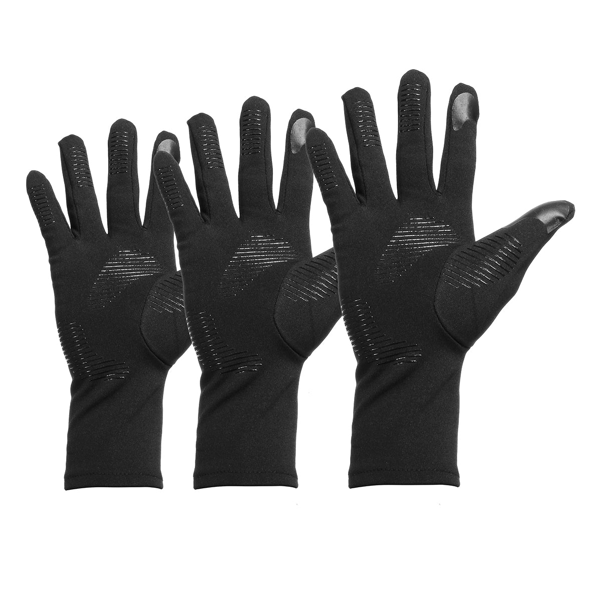 Dark Slate Gray Touch Screen Winter Warm Gloves Windproof Waterproof Anti-slip Thermal For Motorcycle Bike Ski