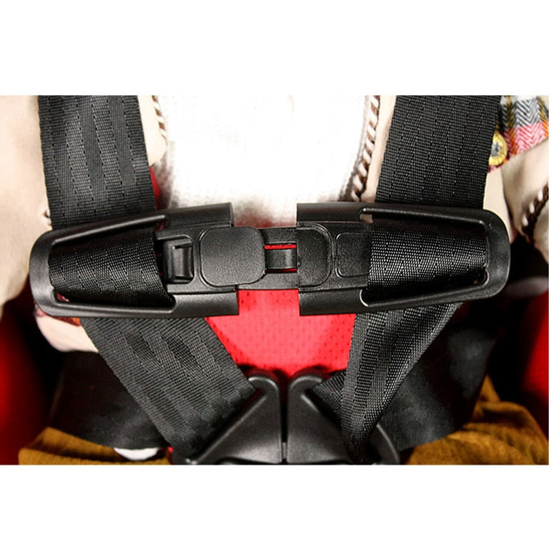 Salmon High quality Car Baby Safety Seat Strap Belt Harness Chest Child Clip Safe Buckle 1pc (Black)