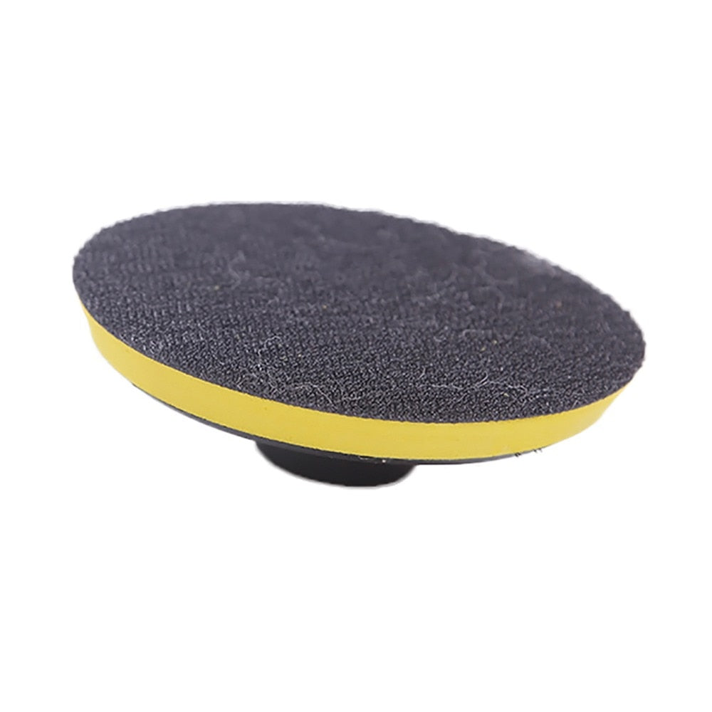 Dim Gray Direct car polishing plate flat wave waxing sponge ball self-adhesive sponge disk wool polishing wheel