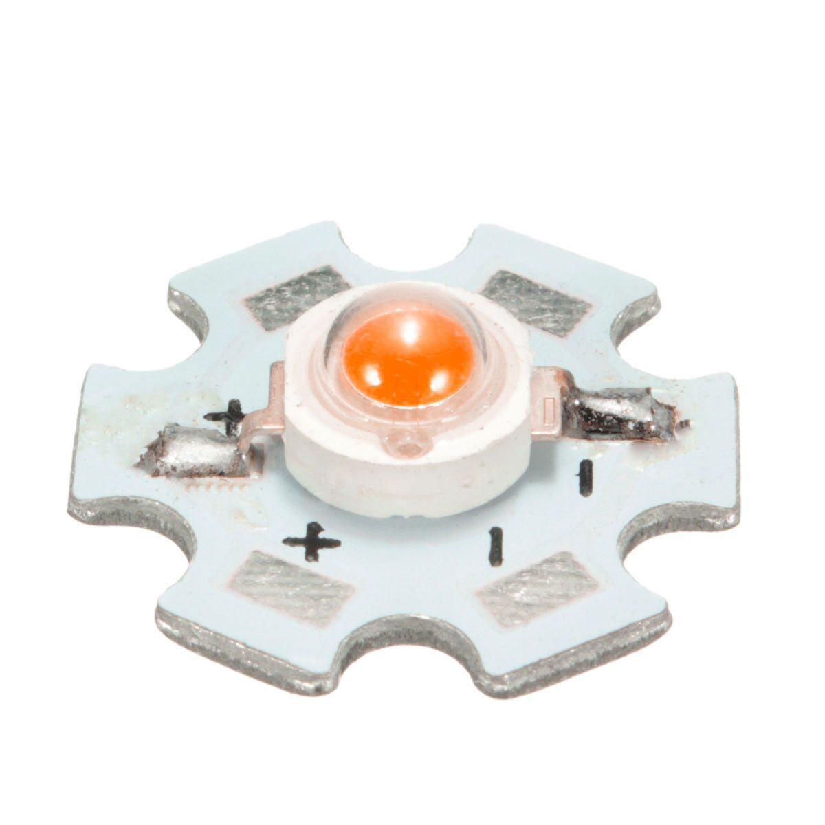 Dark Orange 3W High Power LED PCB Bulb Beads Chips Car Indoor Reading Lamp Aquarium Heat Sink