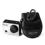 Black OKAA Multifunction Storage Bag Shockproof for Xiaomi Yi Gopro SJcam SJ4000 SJ5000X