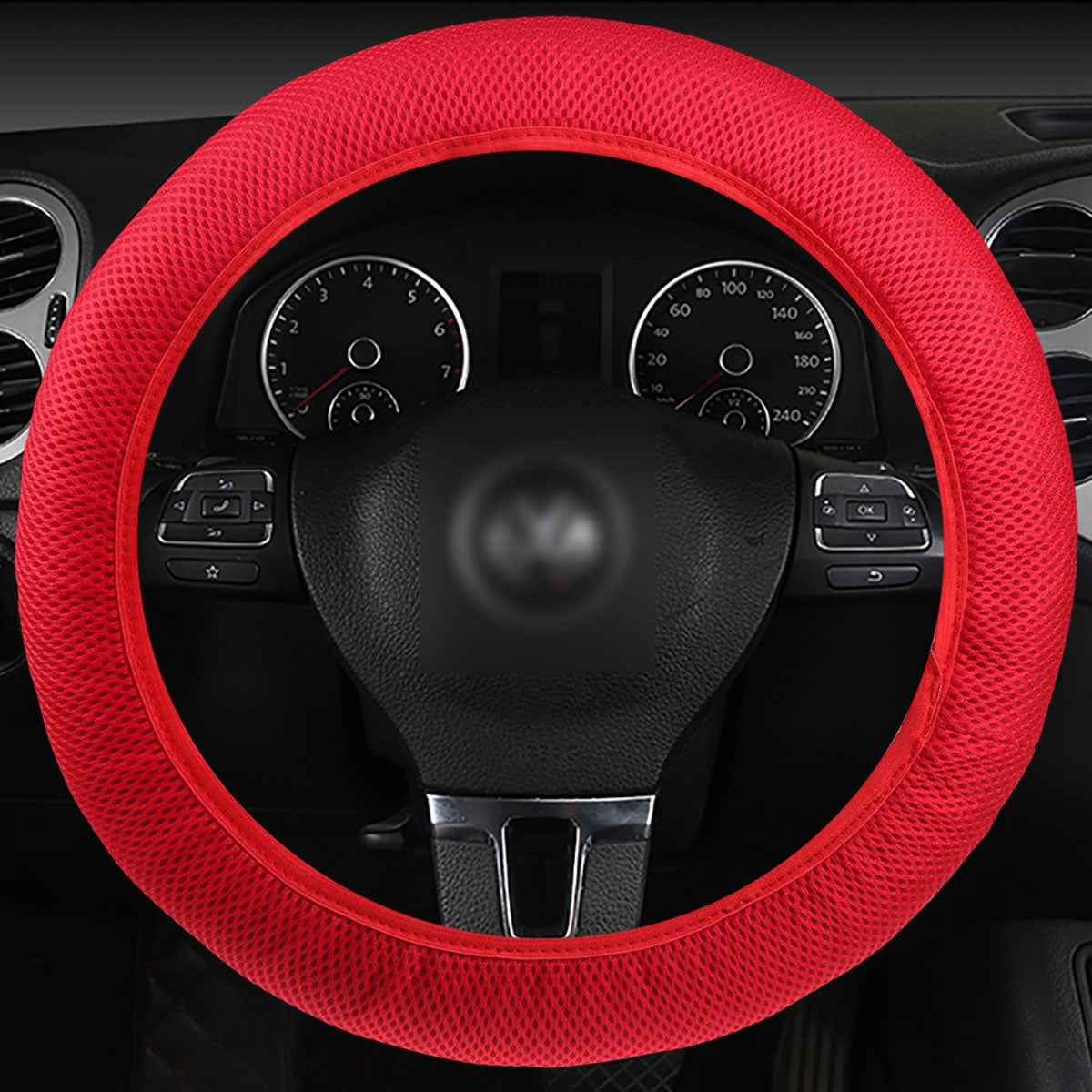 Car Accessory Steering Wheel Covers Protector Universial Luxury w/ Shoulder Pads - Auto GoShop