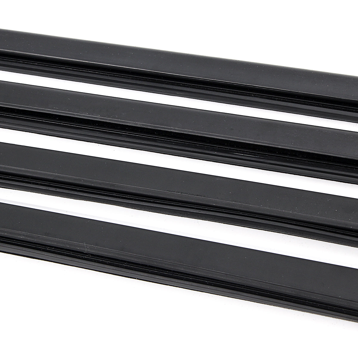 Dark Slate Gray 4pcs Car Weatherstrip Window Moulding Trim Door Seal Belt For Honda Civic 16-19