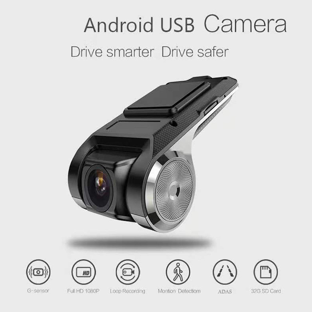 Dark Slate Gray USB Car DVR Driving Recorder Camera (Black)