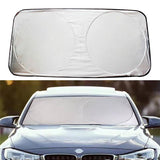 Sun block coated silver cloth material double circle - Auto GoShop