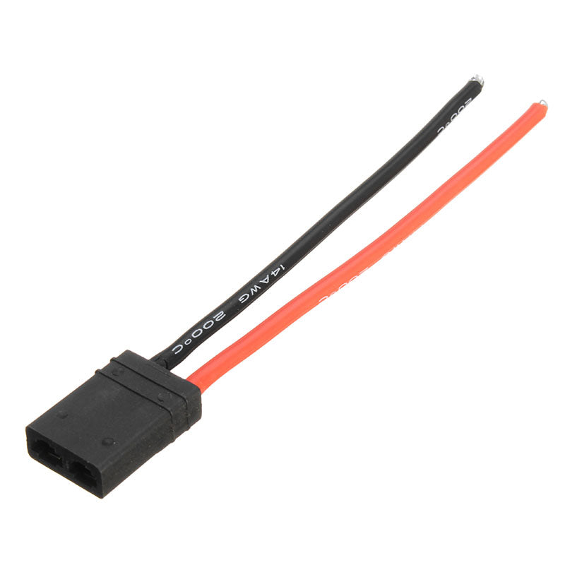 Salmon TRX Plug Male Female with 10cm 14AWG Cable for RC Model Car
