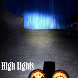 Dim Gray 12W Motorcycle LED Headlight M2S H4 Plug Super Bright Light Blub (White 1)