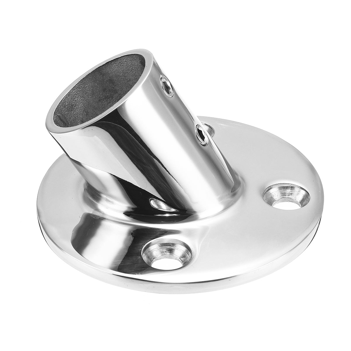 Lavender 60° Railing Handrail Pipes Base Fittings Support 316 Stainless Steel For Marine Boat Hardware