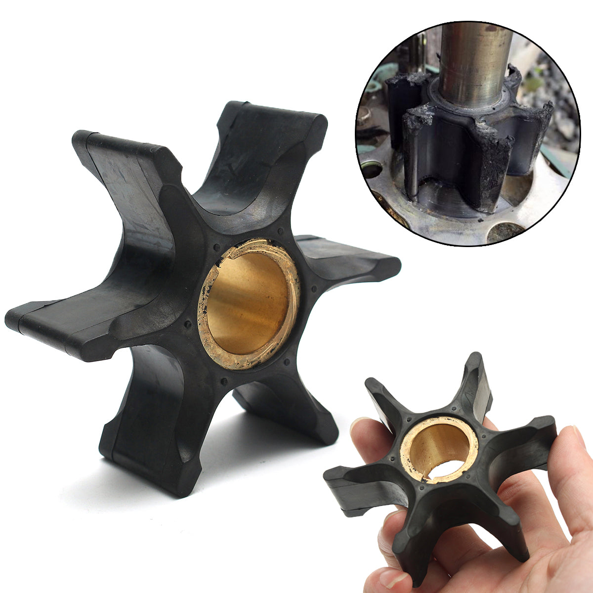 Saddle Brown Water Pump Impeller For Johnson Evinrude 85/115/135/140/150/175/200/235HP 389642