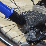Gray Motorcycle Bicycle Chain Brake Remover Clean Brush