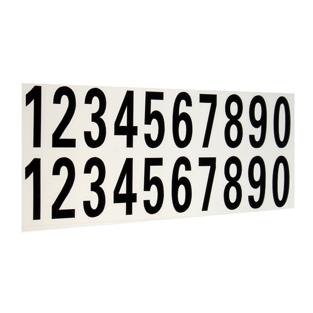White Smoke Number Reflective Sticker Car Vinyl Decal Street Address Mail Box Number Stickers White Black