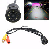 170° CMOS Car Rear View Backup Camera Reverse 8 LED Night Vision Waterproof - Auto GoShop