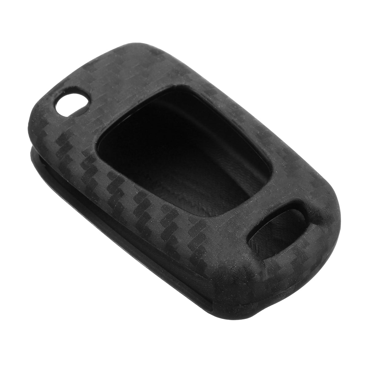 3 Button Carbon Fiber Style Silicone Remote Key Case For Hyundai I20 I30 IX35 - Auto GoShop