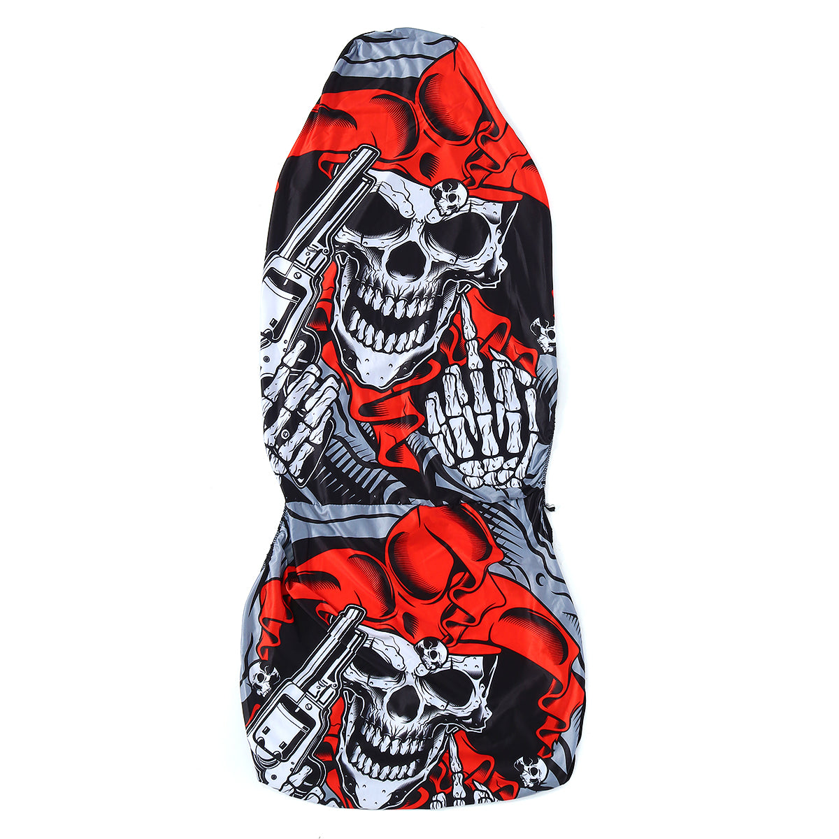 1/2Pcs Skull Front Car Seat Cover Protector Vehicles Interior Cushions Universal - Auto GoShop