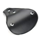 Dark Slate Gray Motorcycle Solo Seat Cushion With Spring For Yamaha V Star 1100 Harley Bobber