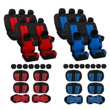 14pcs 8 Seater Car Seat Cover Protector Cushion Front Back Full Set Universal - Auto GoShop