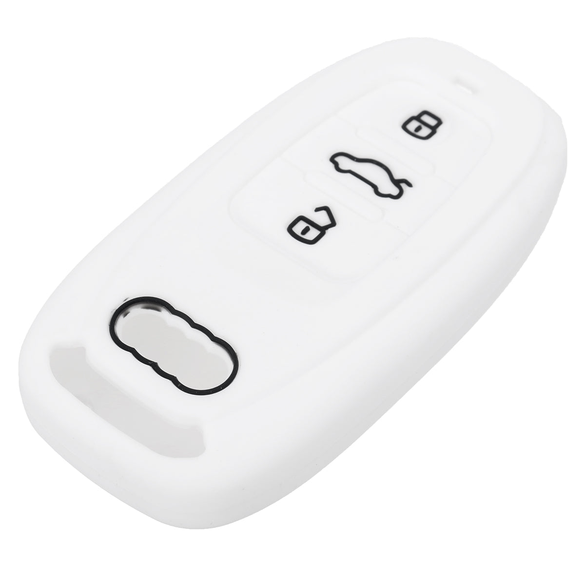 3 Buttons Silicone Remote Key Case Cover For Audi A3 A4 A5 A6 S4 S5 Q5 - Auto GoShop