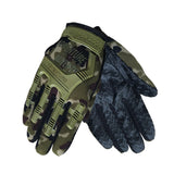 Dark Olive Green Motorcycle Full Finger Tactical Gloves Military Army Outdoor Hunting Cycling Sports