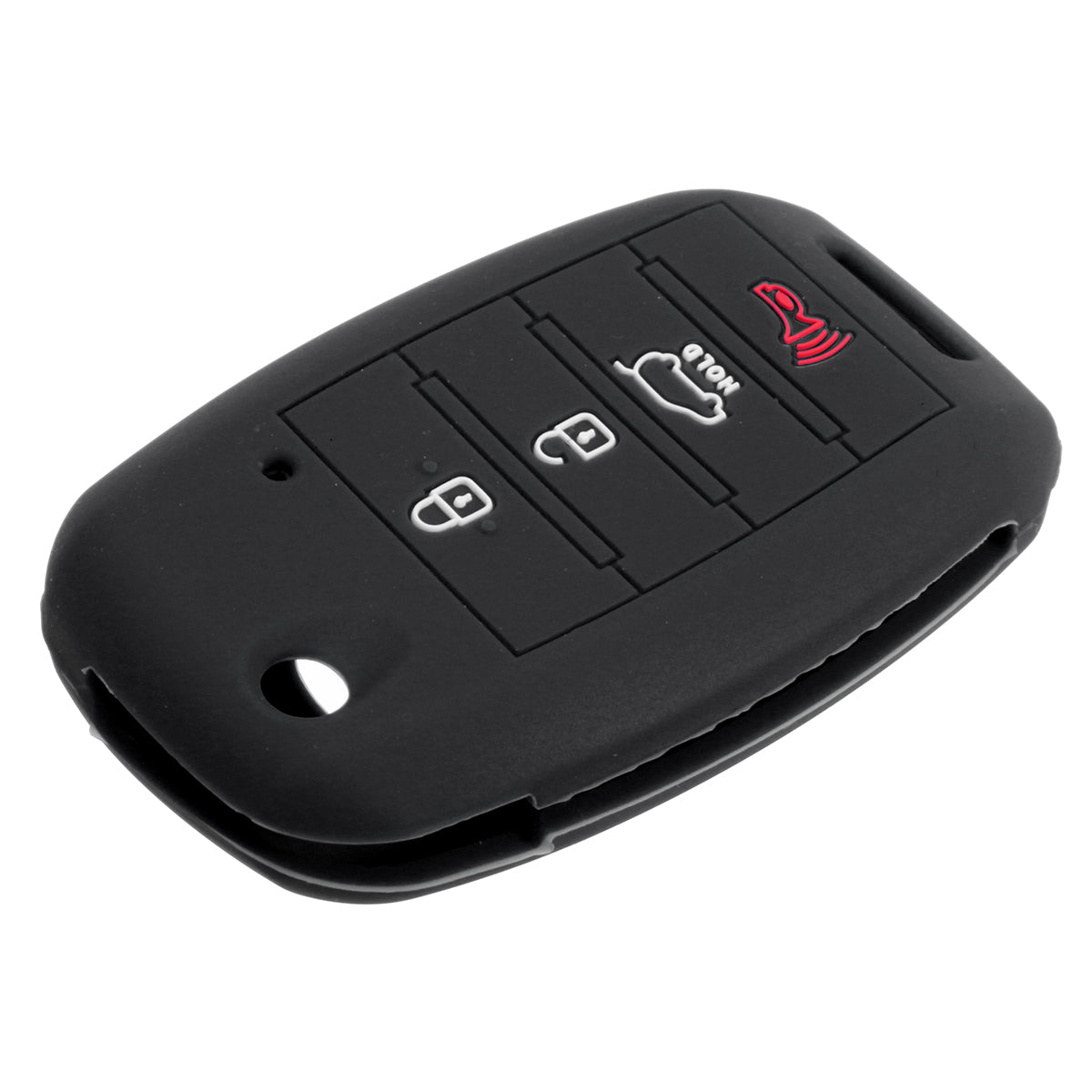 Dark Slate Gray Car 4 Buttons Remote Key Cover Multicolor For KIA