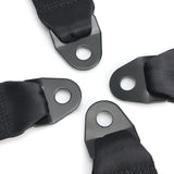 Sport Racing Car Harness Safety Seat Belt 3 4 Point Fixing Mounting Quick Release - Auto GoShop
